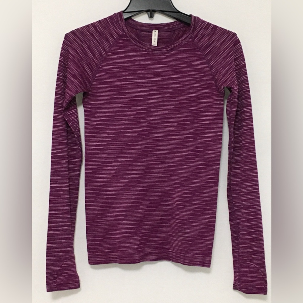 Athleta Women's Size XS Long Sleeve Thumb Hole Stretch Athletic Work Out Top